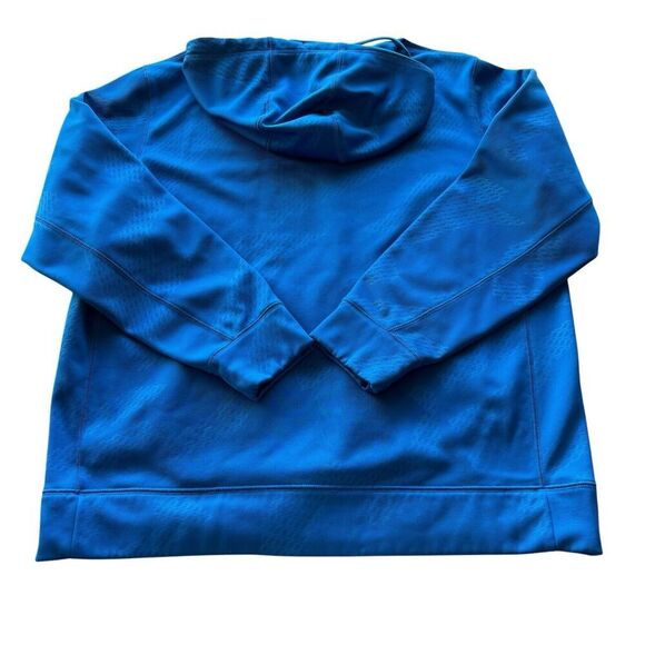 Nike Therma Fit Active Hoodie Pullover Sweatshirt Football Logo Blue Gray XL - Picture 10 of 11